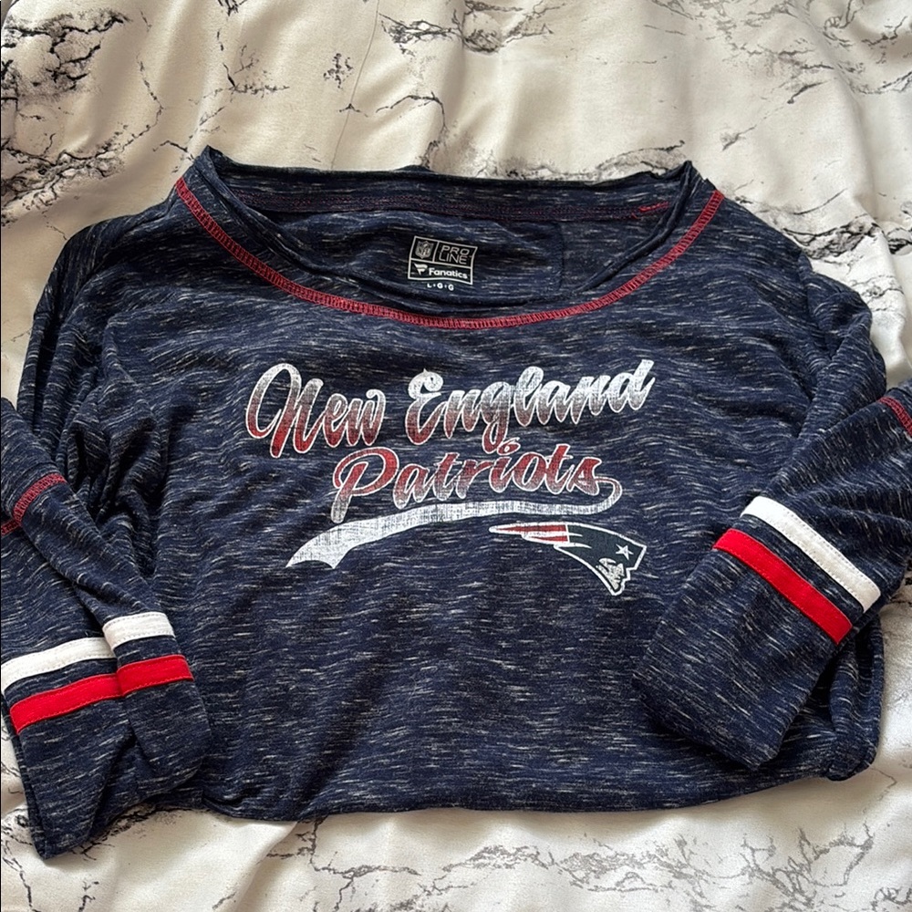 💎3/$15 - New England Patriots Navy Long-Sleeve Shirt